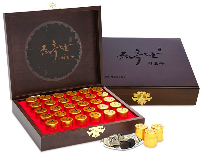 [금흑] 금흑단 목함 칠기 (3.75g x 30환), 30개, 3.75g