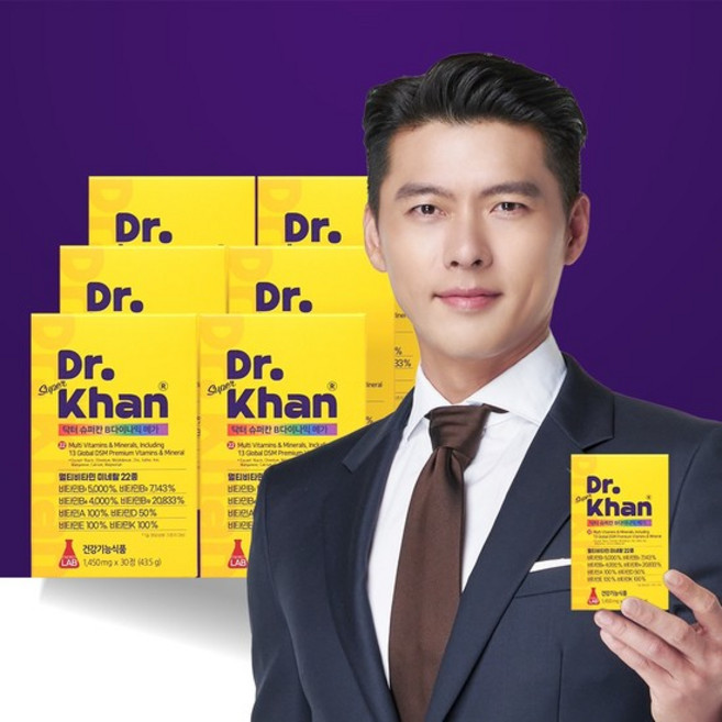 현빈 닥터슈퍼칸 B다이나믹 메가 6박스 (6개월분) 비타민B 멀티비타민 미네랄, 30정