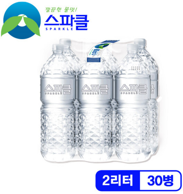 스파클 생수 무라벨, 30개, 2L