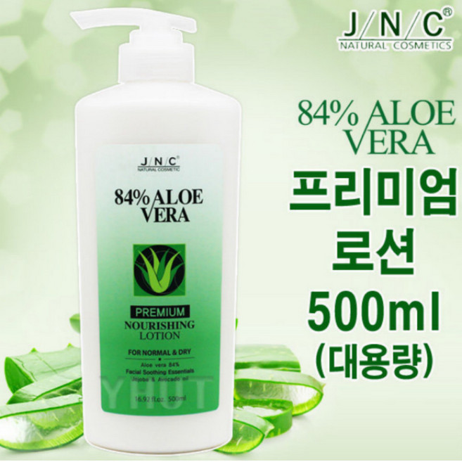 JNC 제이앤씨 84% 알로에베라 프리미엄 나리싱로션 대용량 500ml, 1개