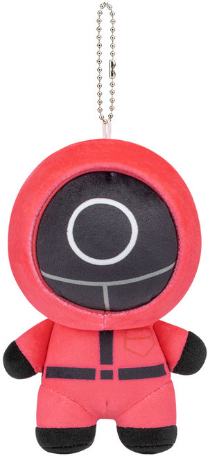 비스트킹덤 오징어 게임 캐릭터 인형 키링 13cm (병정/영희/저금통), 오징어 게임 동그라미 병정 5인치 인형 (P05-03)