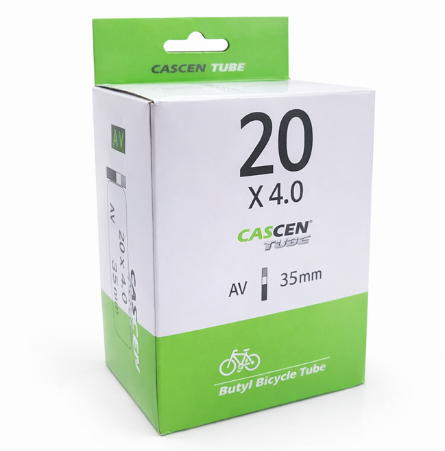 CASCEN 카센 20x4.0 자전거튜브 팻바이크 전기자전거, 1개