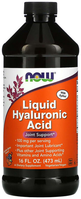 NOW Foods 액상 히알루론산 베리 향 100 mg 16 fl oz (473 ml) NOW-03159, 1.5L