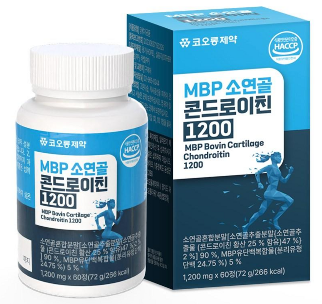 코오롱제약 MBP 소연골 콘드로이친 1200, 1개, 60정