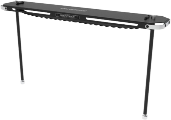 카즈미 캠핑 원 테이블 탑 쉘프, 검정