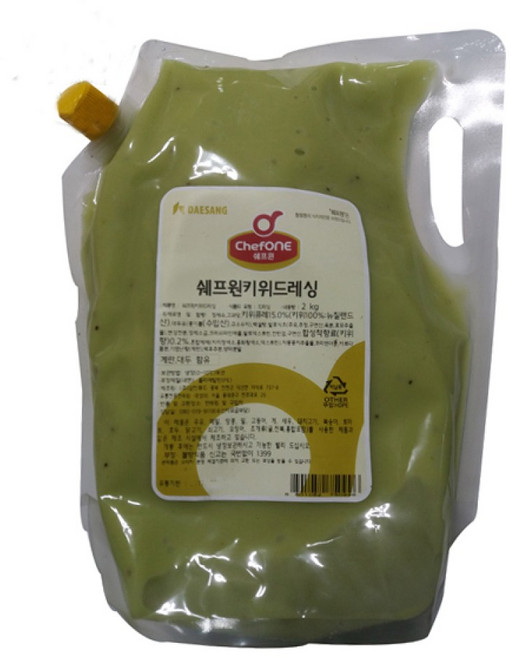 대상 쉐프원 키위드레싱 (냉장), 2kg, 1세트