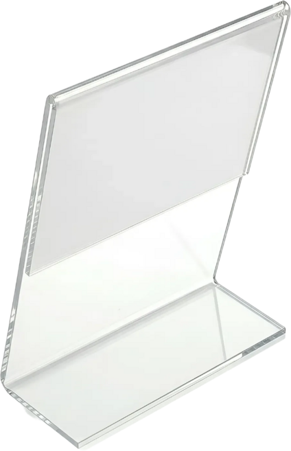 A4 스탠딩 투명 POP 안내판, 1개