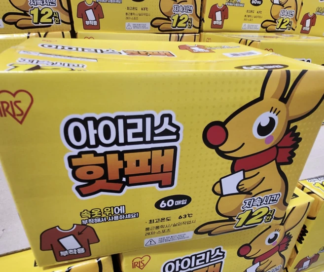 아이리스 포카포카 캥거루 붙이는 핫팩, 60개 - 쿠팡