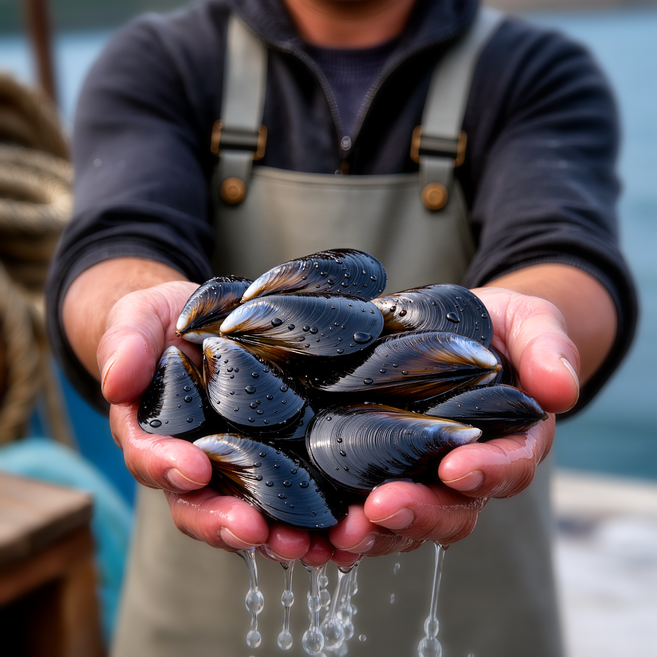 여수산 다듬이 홍합 국산 홍합 특대 캠핑요리 가정용 수산물직송, 1개, 여수 홍합(다듬이) 10kg
