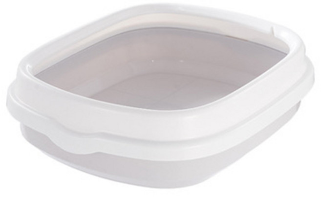 치프몰 고양이 배변판 모래삽 세트 소형, 배변판소형 - 그레이, 1개