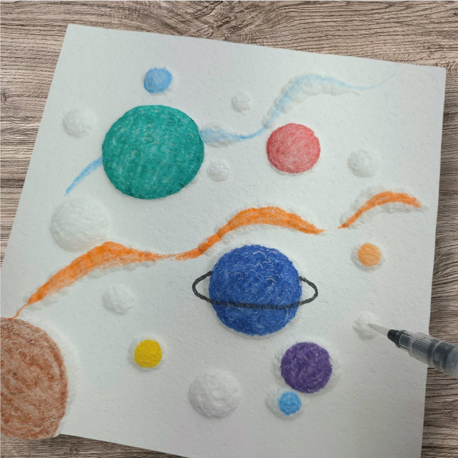 폼폼페이퍼 무지 220*220 압축스펀지, 1개