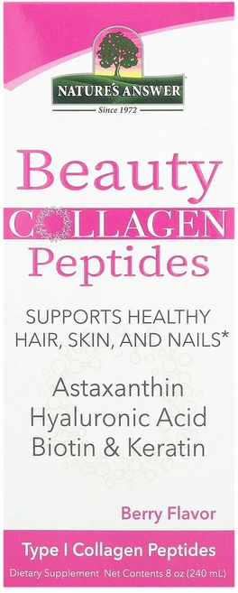Nature's Answer 뷰티 콜라겐 펩타이드 베리 240ml(8oz), NaturesAnswer뷰티콜라겐펩타이드베리240ml8, 240ml, 1개 - 쿠팡