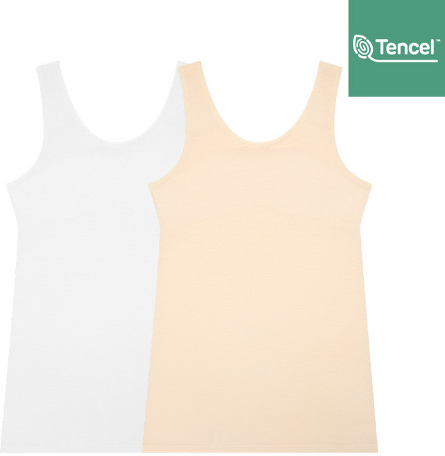 수아팜 주니어 순수 모달 런닝 브라 2매 세트_아이보리 스킨