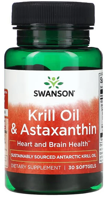 스완슨 크릴 오일 & 아스타잔틴 30소프트젤, 1개 - 쿠팡