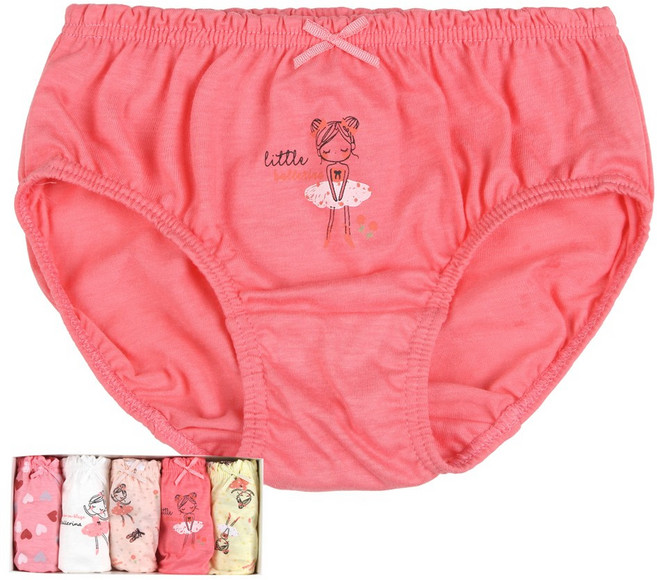 에코키즈 발레 여 유아 아동 팬티 5매 세트 FW22601