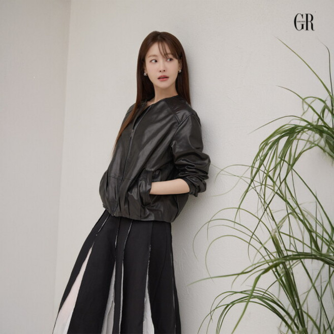 [조르쥬 레쉬] 26SS 이태리 램스킨 블루종 자켓