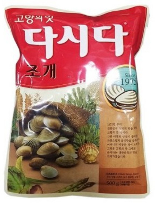 백설 조개다시다, 500g, 7개