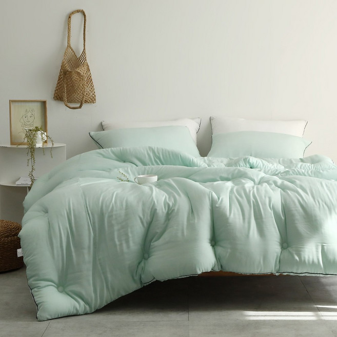 국내제조 띵스룸 크림슈 텐셀모달100 항진드기 향균 옥수수솜 이불세트