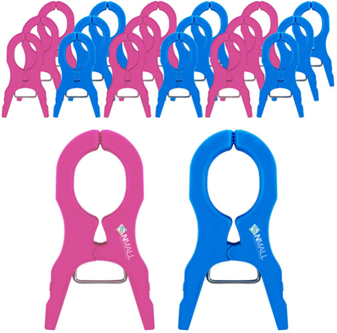 에스앤몰 국산 빨래집게 대형 20개 스프링 미끄럼방지 빨래 고정 찝개