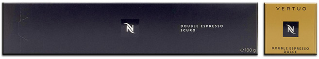 네스프레소 버츄오 캡슐커피 더블 에스프레소 돌체, 9.5g, 10개입, 1개