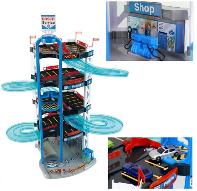 엘리베이터 주차타워 미니카 레일 트랙 장난감 자동차, 1개