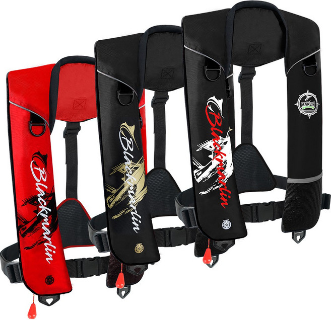 블랙마린 자동팽창식 구명조끼