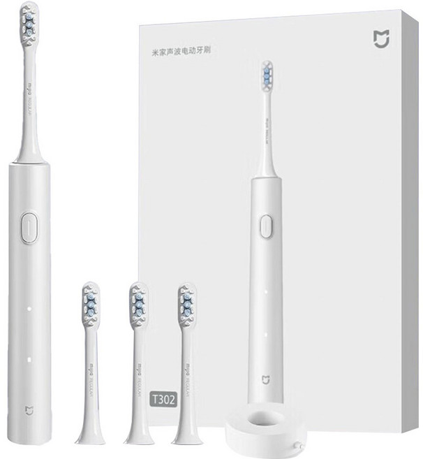 샤오미 소닉 일렉트릭 전동 칫솔 T302, 실버 그레이, 실버 그레이