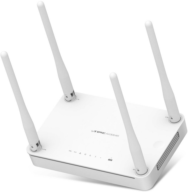 아이피타임 AX3004R 기가비트 유무선 공유기 와이파이6 듀얼밴드 4포트 WPS, 1개, 화이트