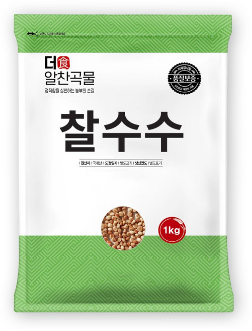 더알찬곡물 국산 찰수수 1kg, 1개