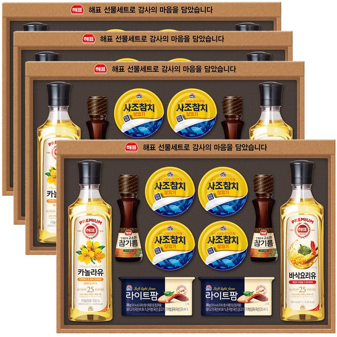 사조 안심특선 23호 선물세트, 4세트
