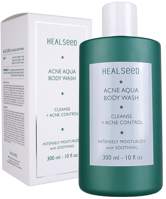 (모든피부사용) 등드름 바디워시 힐시드 아크네 아쿠아 바디워시 300 ml (민감성+저자극 임상), 1개, 300ml