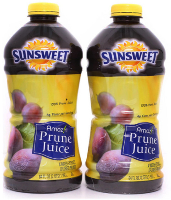 썬스위트 골드 라벨 프룬 주스, 2개, 1.89L