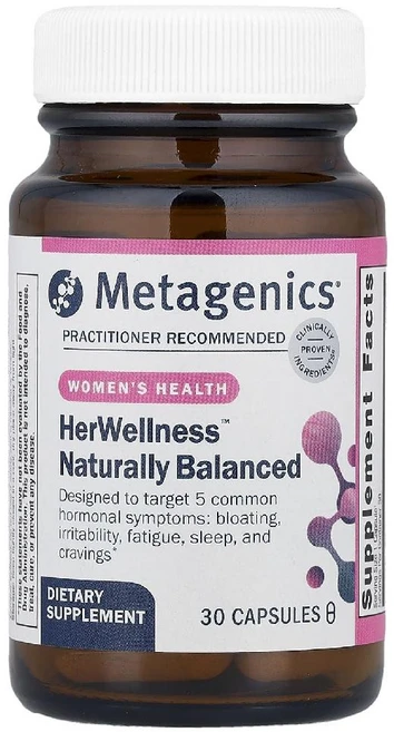 메타제닉스 HerWellness Natural Balanced 캡슐 30정, Metagenics (메타제닉스) Metagenics,, 1개 - 쿠팡