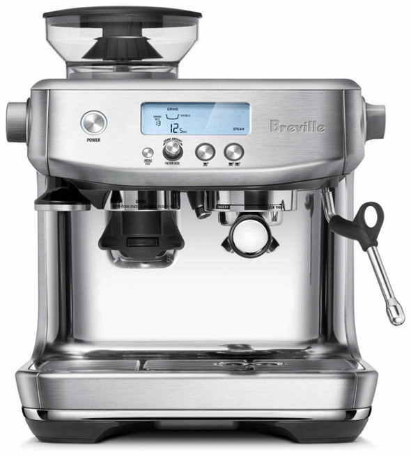 최신형 브레빌 3초 바리스타 프로 에스프레소 자동 커피머신 Breville The Barista Pro BES878 실버 호주직송