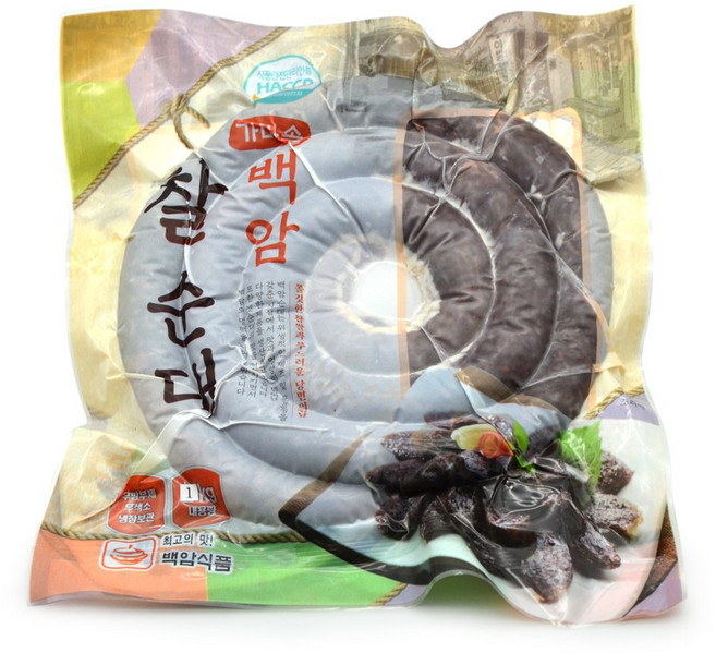백암식품 가마솥 찰순대, 2kg, 1개