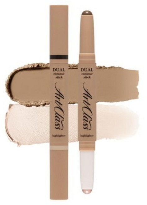 투쿨포스쿨 듀얼 컨투어 스틱, 01호 WARM DUO 웜 듀오, 1개