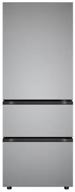 LG전자 디오스 오브제컬렉션 김치톡톡 327L 3도어 스탠드형 김치냉장고 방문설치, 프라임실버(메탈), Z330MPSF11