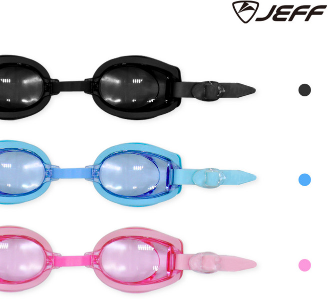 제프 국내제작 김서림 방지 아동용 물안경 UV자외선차단 안전성 시험 합격 수경 어린이물안경 어린이수경 수영용품 김서림방지수경 안티포그수경 김서림방지물안경 김서림방지 WS-103, 블랙, 1개