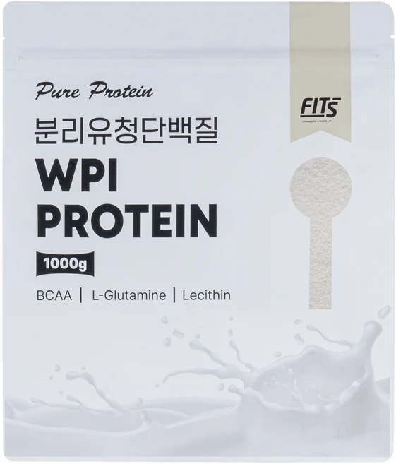 핏츠 순수 유청단백질 WPI 1kg, 1개 - 쿠팡