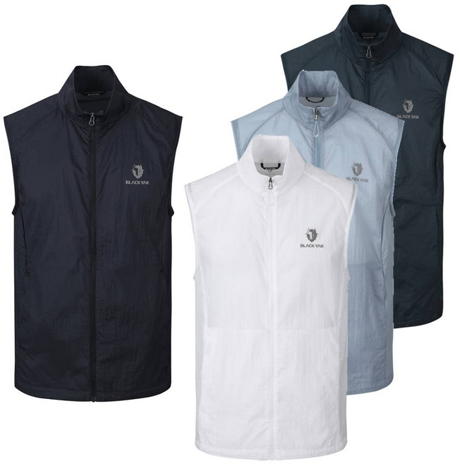 블랙야크 25년 남성 경량 여름 홑겹 조끼 에어 플라이 베스트 1BYVSMU001