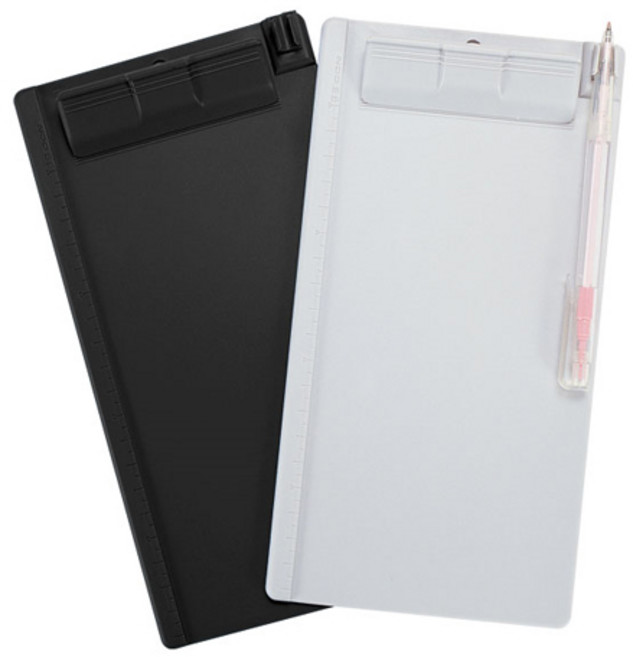 영수증 & 빌지 클립보드 서류 받침, 회색(490133)