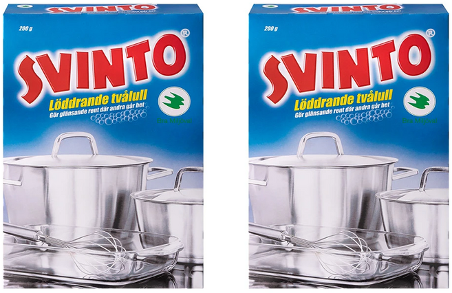 스빈또 올인원 세제수세미 200gx2개 스웨덴 스틸울 주방세제 수세미