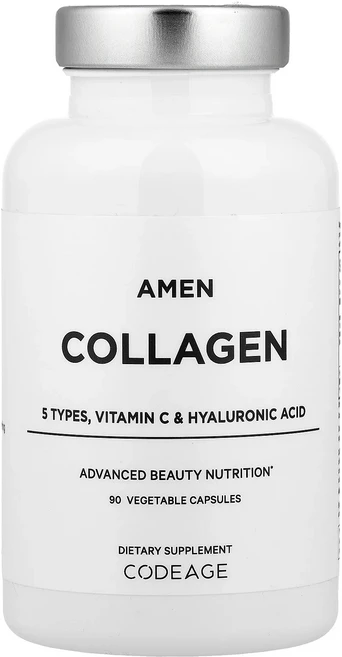 몸관리하세요 겨울입니다 Codeage Amen 콜라겐 베지 캡슐 90정 특별관리진행, 1개 - 쿠팡