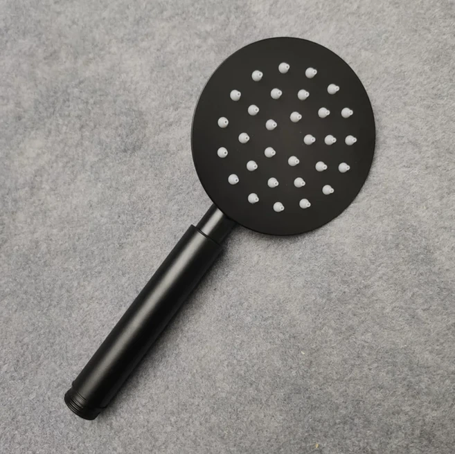 호텔 및 게스트하우스 욕실용 스테인리스 스틸 샤워헤드 스프레이 기능이 있는 핸드헬드 샤워기, 03 black b