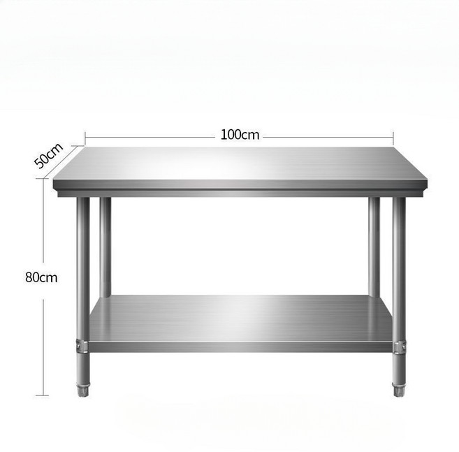 주방작업대 업소용 스텐 선반 STS 201 1단 조리대 하부장