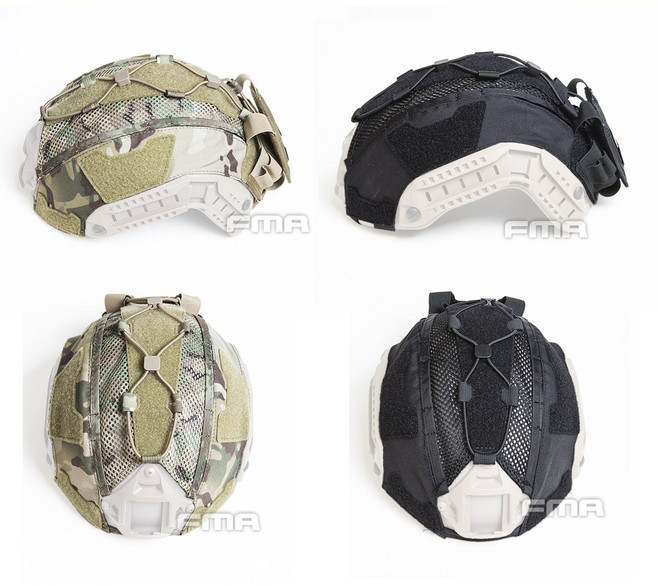 FMA AG 마리타임용 멀티펑션 헬멧 커버 TB1345 M/L, 멀티캠, 1개