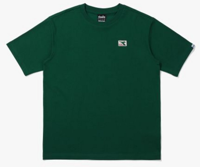 디아도라 프리즈 와펜 반팔 티셔츠 GREEN