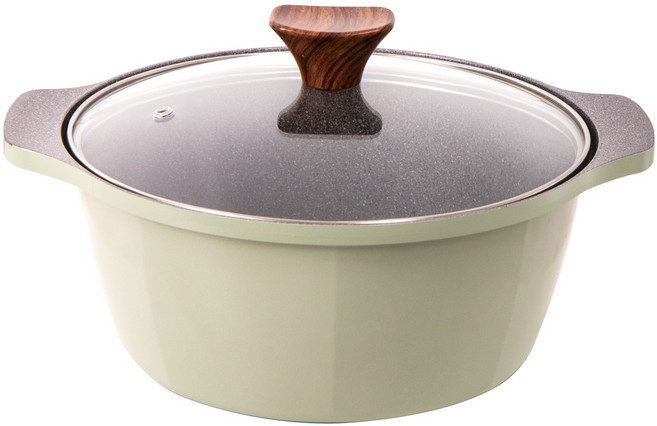 캡스톤 글램레트로 가스용 22 양수냄비, 올리브, 가스용 22양수, 1개