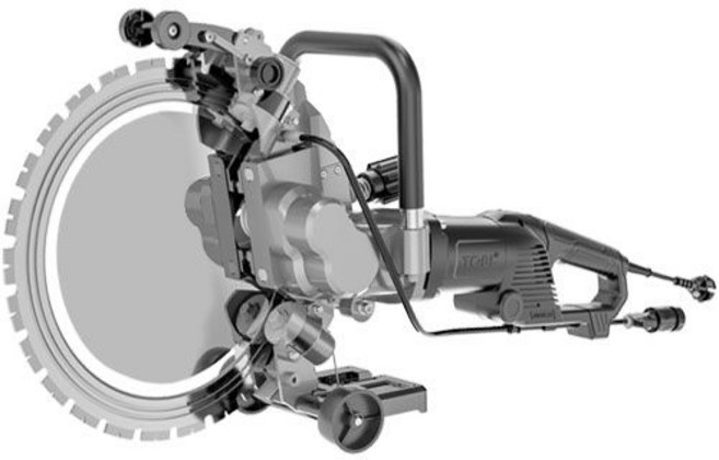 티찹 AC8400 16인치 전기 콘크리트 절단기 컷팅기 파트너 도로 커팅기 절단기 링쏘, 1개