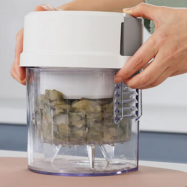 하이로 빅스텐 매직 야채 탈수기 대용량 2.4L 채소 음식 유청분리 나물 만두속 장아찌 리코타 치즈스테인레스, 2세트, 화이트